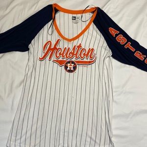 Houston Astros 3/4 sleeve
